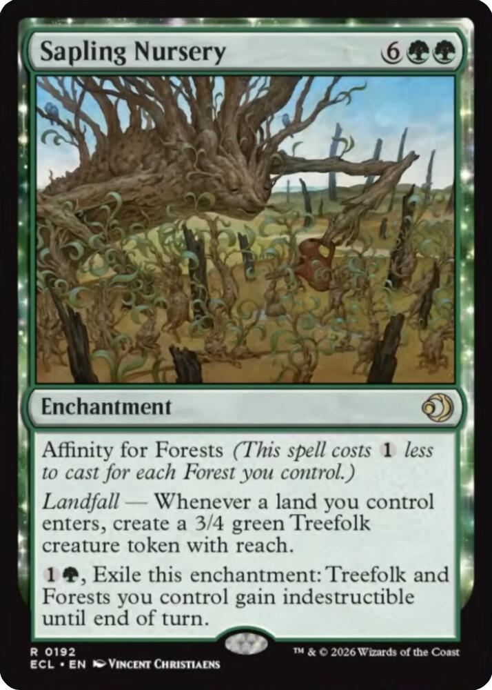Sapling Nursery 192/273 (Lorwyn Eclipsed) 