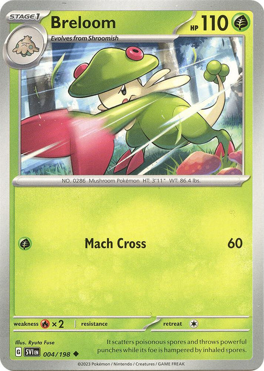 Breloom 004/198 (SV01: Scarlet & Violet Base Set) 