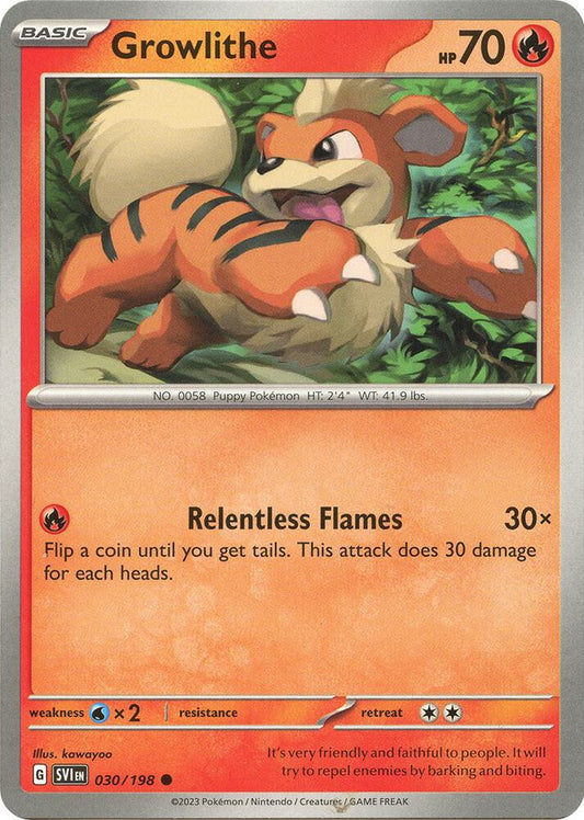 Growlithe 030/198 (SV01: Scarlet & Violet Base Set) 