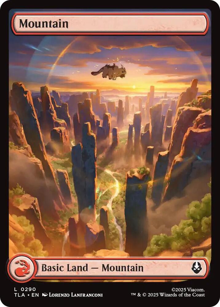 Mountain 290/286 (Avatar: The Last Airbender)  - Full Art Foil