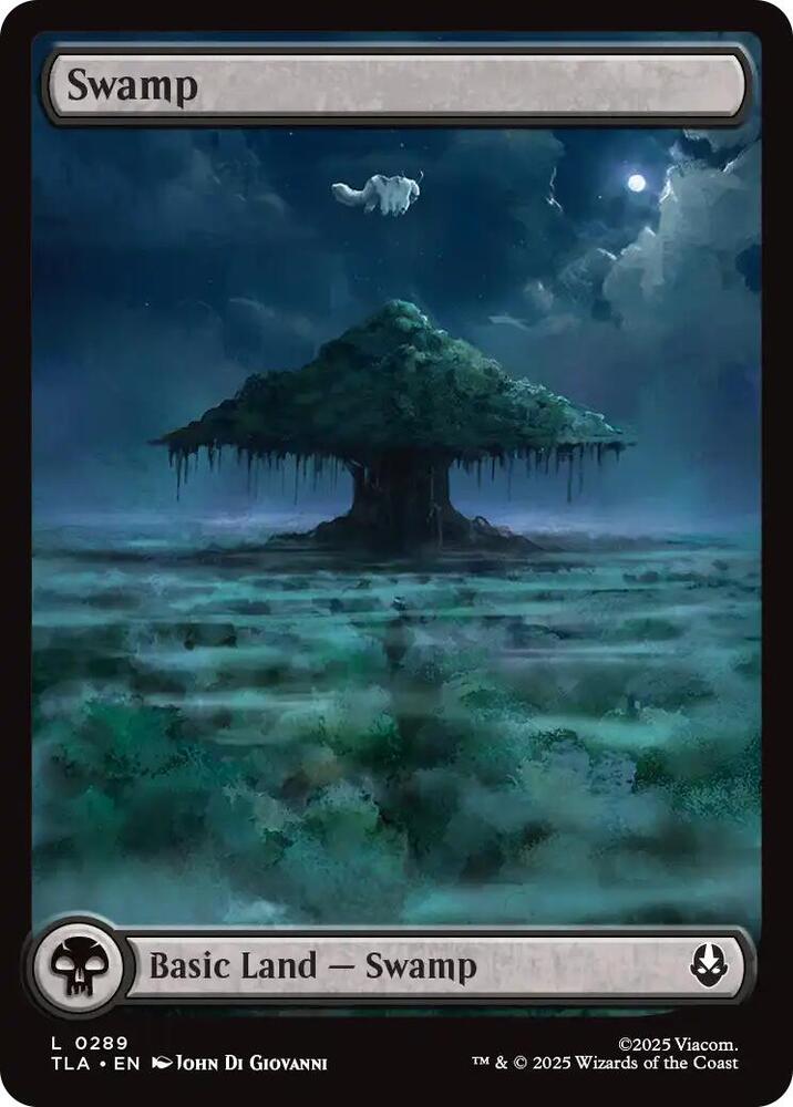 Swamp 0289 289 (Avatar: The Last Airbender)  - Full Art Foil