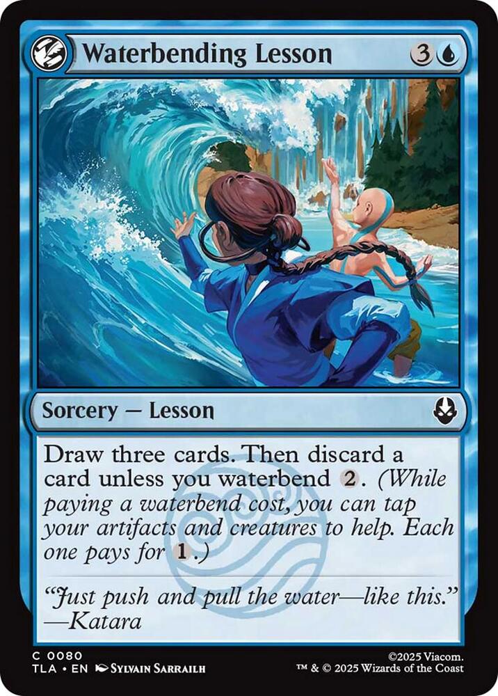 Waterbending Lesson 80/286 (Avatar: The Last Airbender)  - Foil
