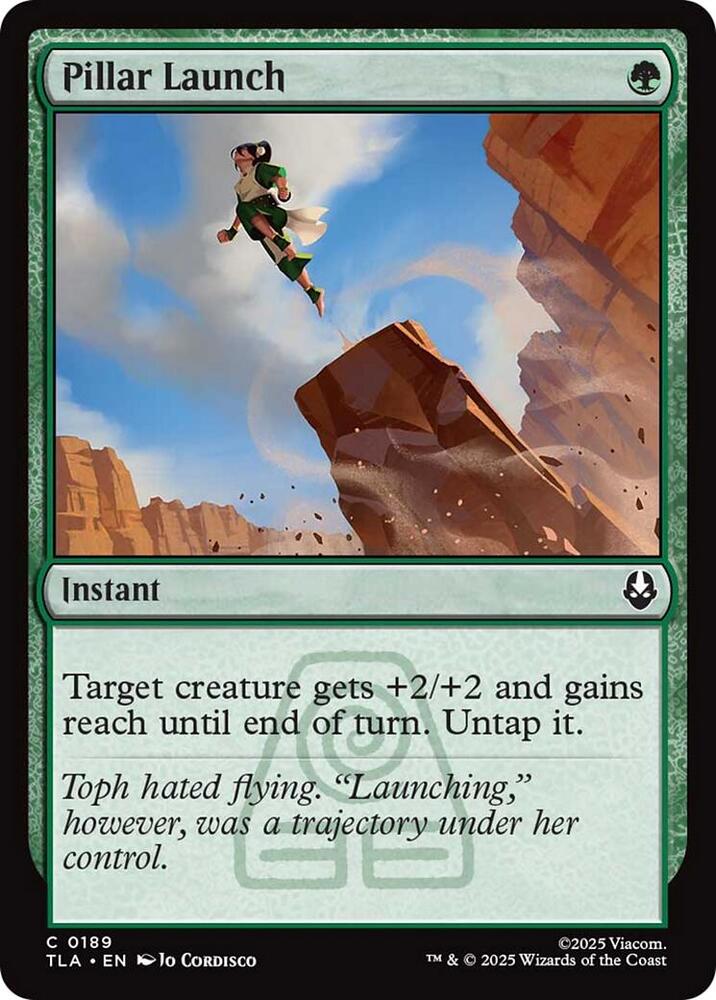 Pillar Launch 189/286 (Avatar: The Last Airbender)  - Foil