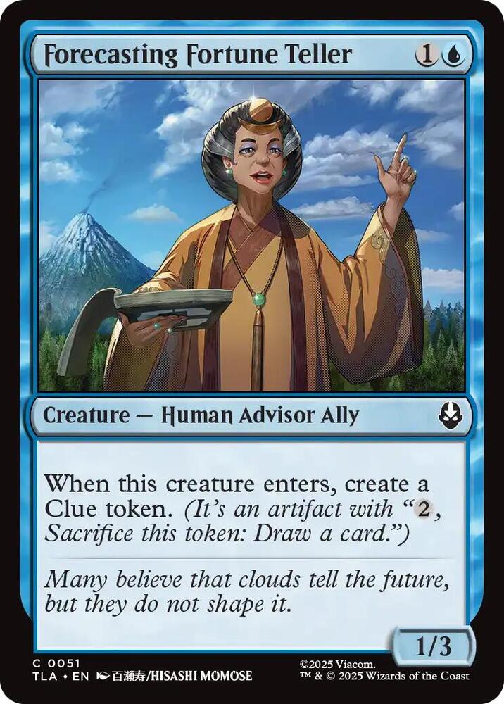 Forecasting Fortune Teller 51/286 (Avatar: The Last Airbender)  - Foil
