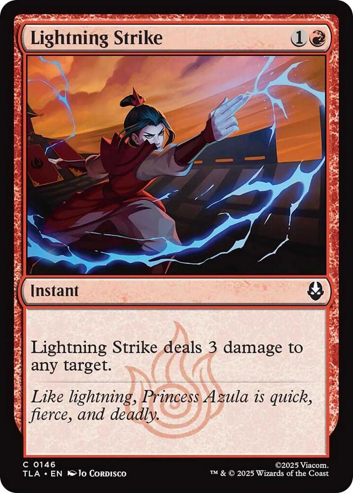 Lightning Strike 146/286 (Avatar: The Last Airbender)  - Foil