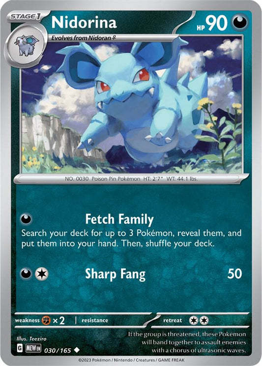 Nidorina 030/165 (SV: Scarlet & Violet 151) 