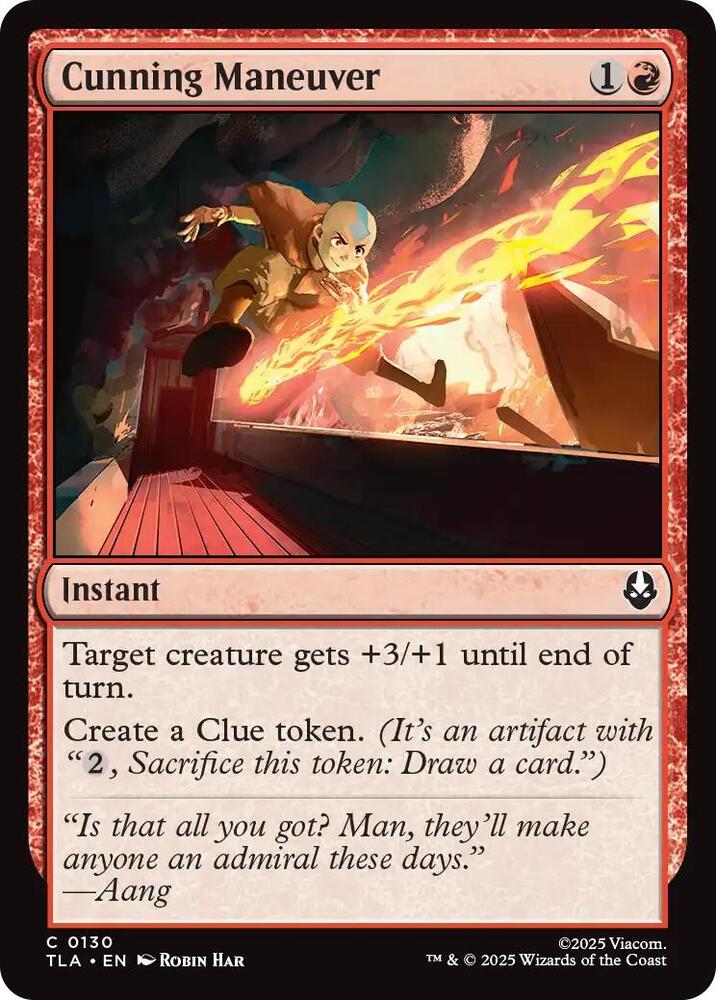 Cunning Maneuver 130 (Avatar: The Last Airbender)  - Foil