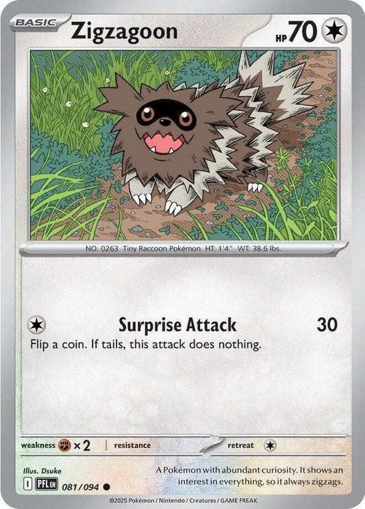 Zigzagoon 081/094 (ME02: Phantasmal Flames) 