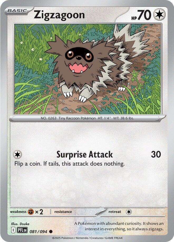 Zigzagoon 081/094 (ME02: Phantasmal Flames) 