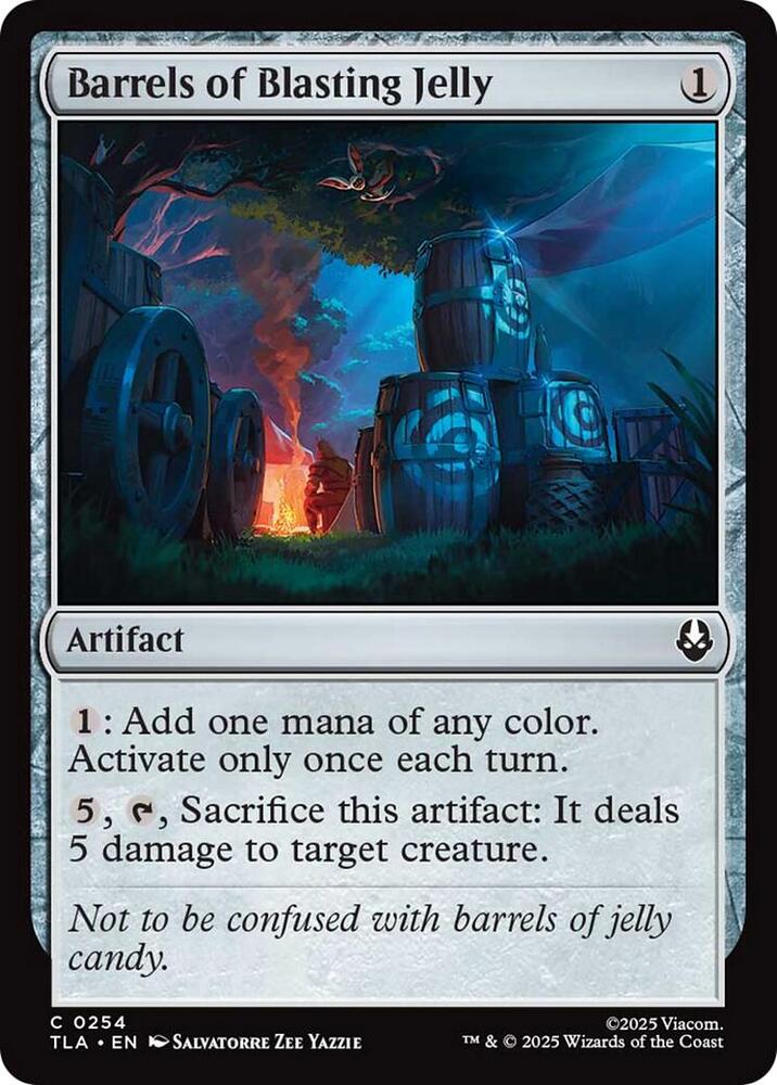 Barrels of Blasting Jelly 254 (Avatar: The Last Airbender)  - Foil