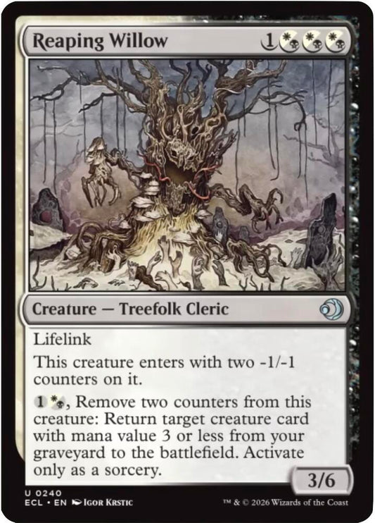 Reaping Willow 240/273 (Lorwyn Eclipsed) 