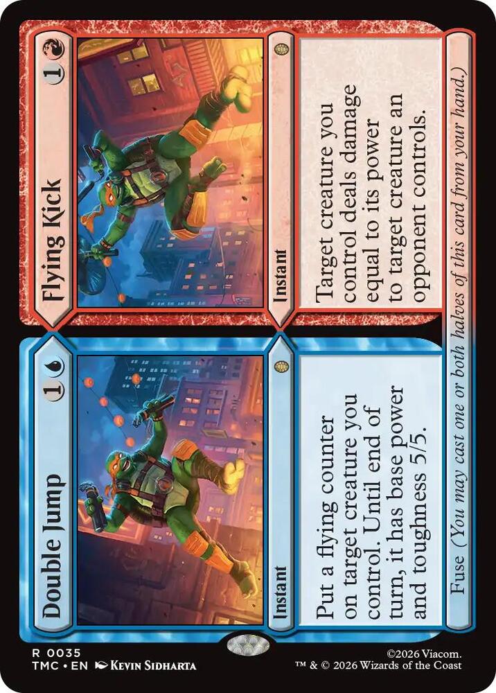 Double Jump Flying Kick 35 (Commander: Teenage Mutant Ninja Turtles) 