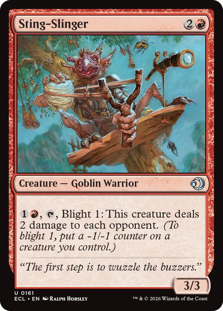 Sting Slinger 161/273 (Lorwyn Eclipsed) 