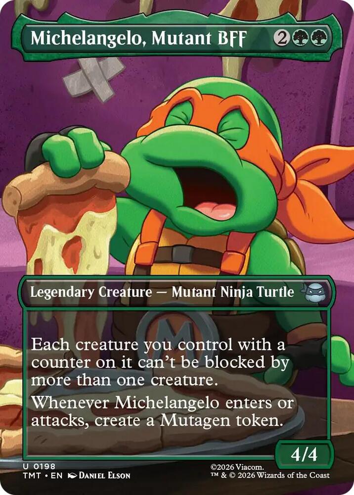 Michelangelo, Mutant BFF 198/190 (Teenage Mutant Ninja Turtles)  - Borderless 