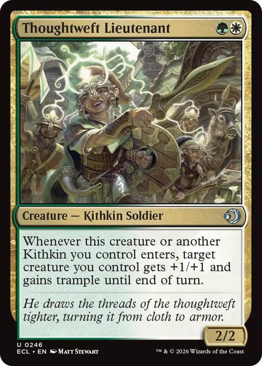 Thoughtweft Lieutenant 246 (Lorwyn Eclipsed) 