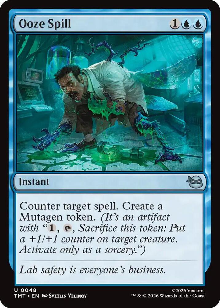 Ooze Spill 48/190 (Teenage Mutant Ninja Turtles)  - Foil