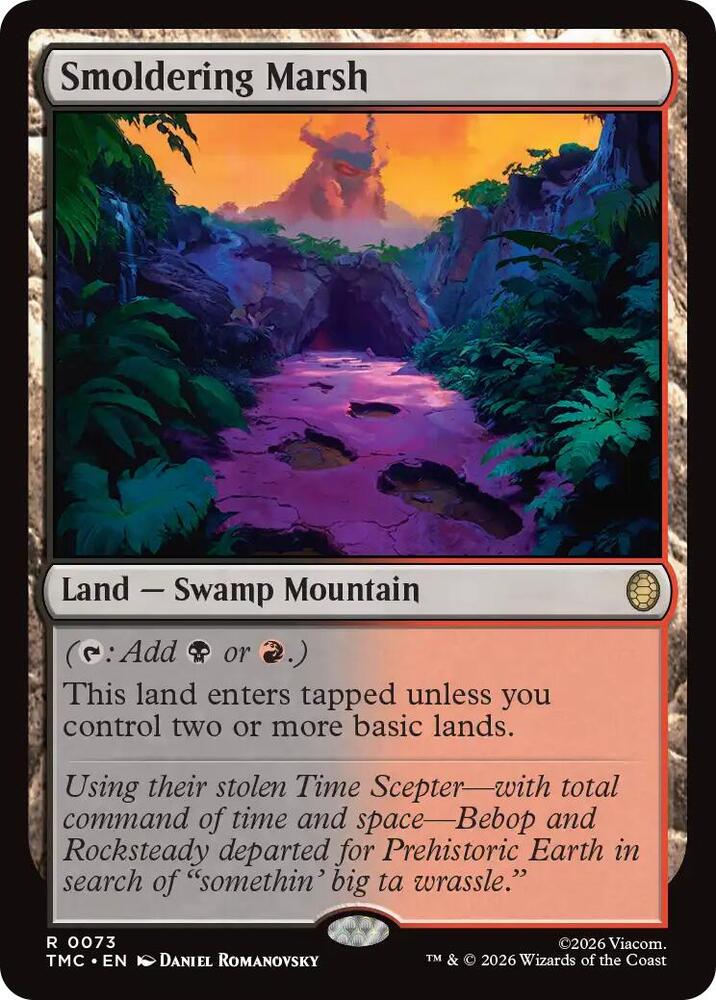 Smoldering Marsh 73/0 (Commander: Teenage Mutant Ninja Turtles) 