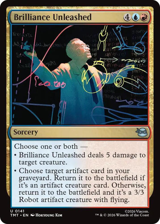 Brilliance Unleashed 141/190 (Teenage Mutant Ninja Turtles)  - Foil