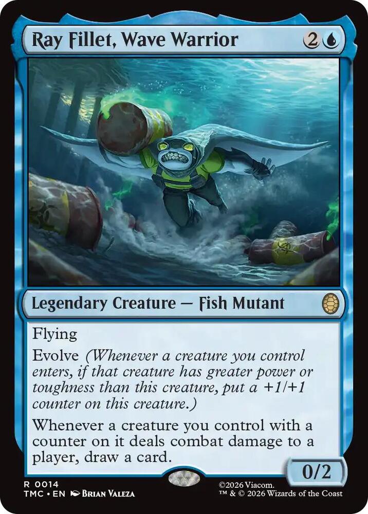 Ray Fillet Wave Warrior 14/0 (Commander: Teenage Mutant Ninja Turtles) 