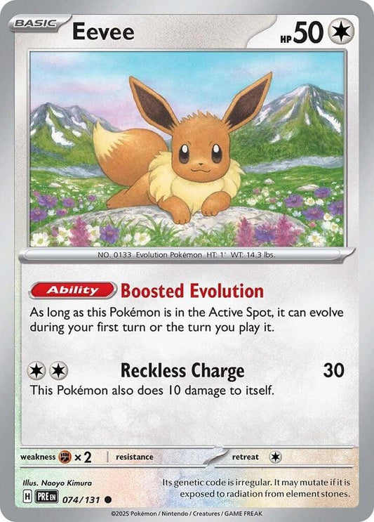 Eevee 074/131 (SV: Prismatic Evolutions) 