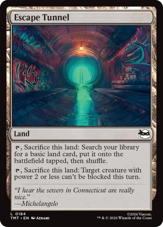 Escape Tunnel 184 (Teenage Mutant Ninja Turtles)  - Foil