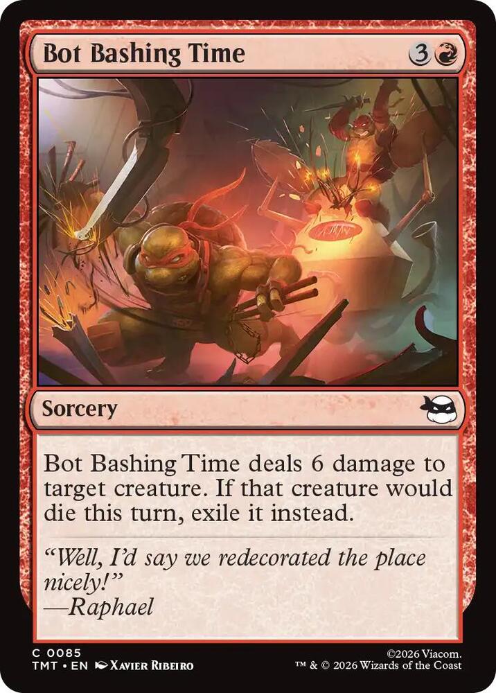 Bot Bashing Time 85 (Teenage Mutant Ninja Turtles)  - Foil