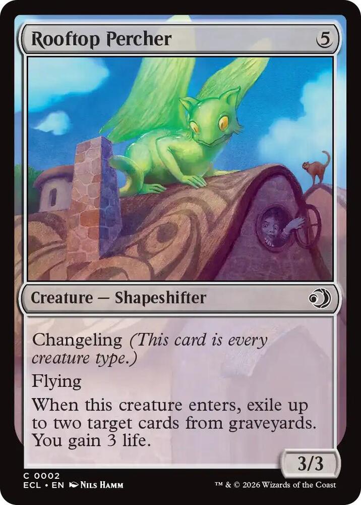 Rooftop Percher 2/273 (Lorwyn Eclipsed)  - Foil