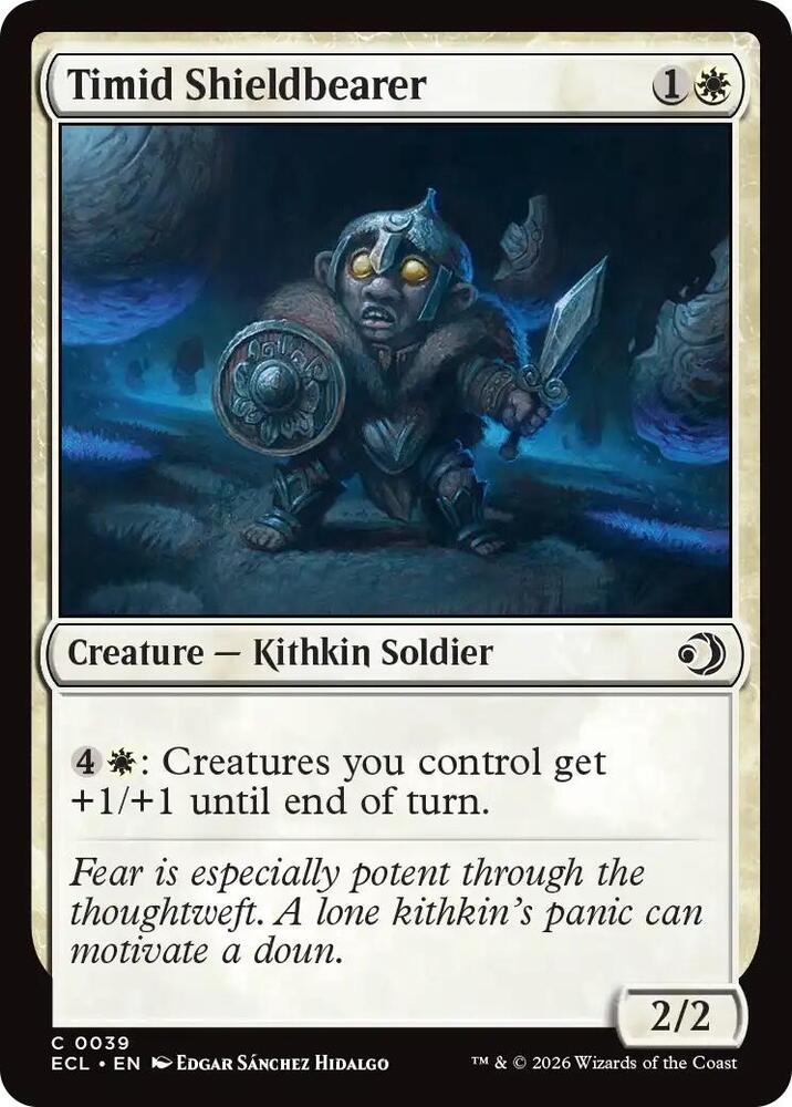 Timid Shieldbearer 39/273 (Lorwyn Eclipsed) 