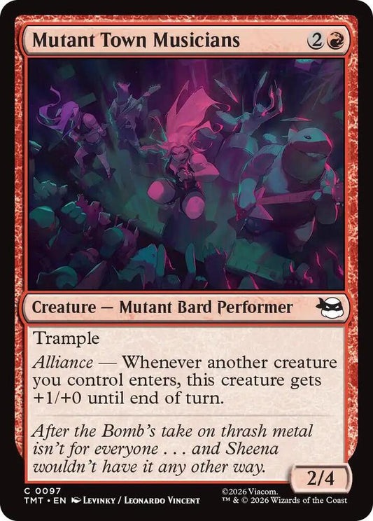 Mutant Town Musicians 97/190 (Teenage Mutant Ninja Turtles) 