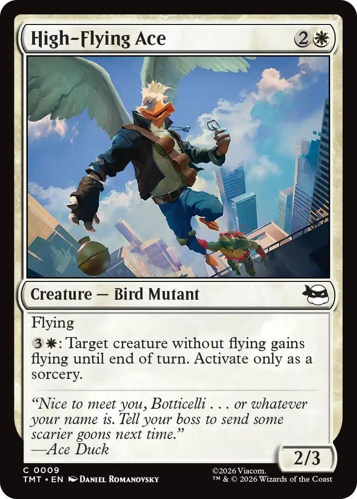 High-Flying Ace 9/190 (Teenage Mutant Ninja Turtles)  - Foil