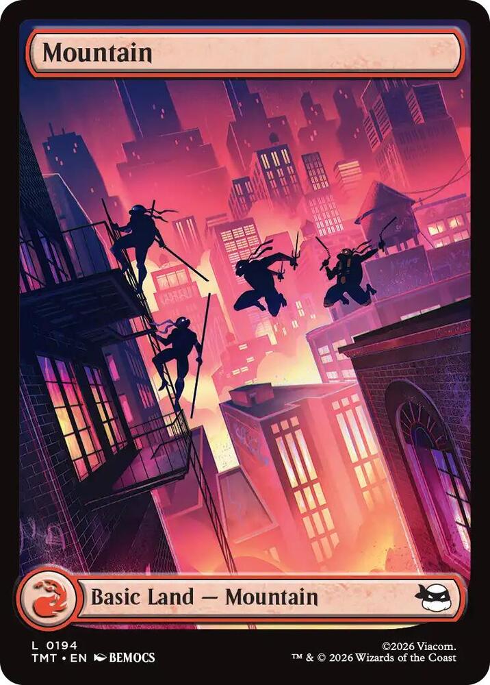 Mountain 194/190 (Teenage Mutant Ninja Turtles)  - Full Art