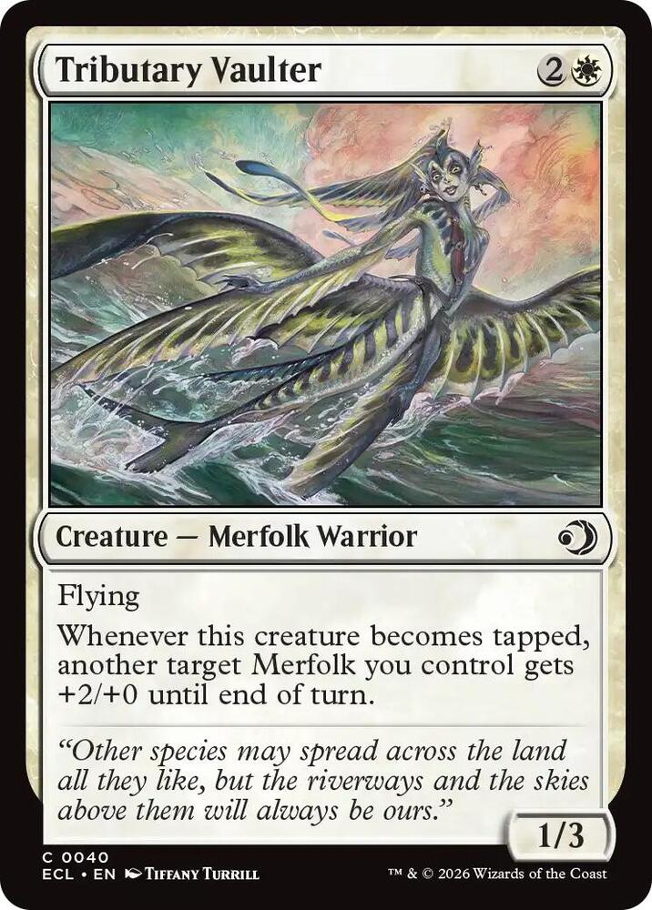 Tributary Vaulter 40/273 (Lorwyn Eclipsed)  - Foil