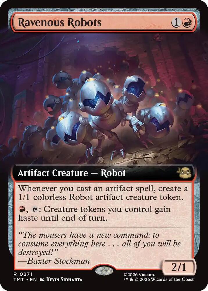 Ravenous Robots Extended Art 271 (Teenage Mutant Ninja Turtles)  - Extended Art 
