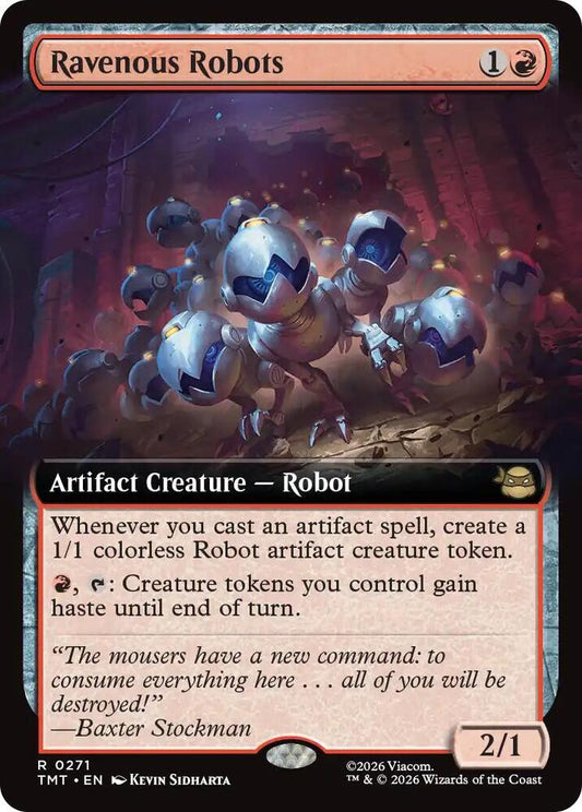 Ravenous Robots Extended Art 271 (Teenage Mutant Ninja Turtles)  - Extended Art 