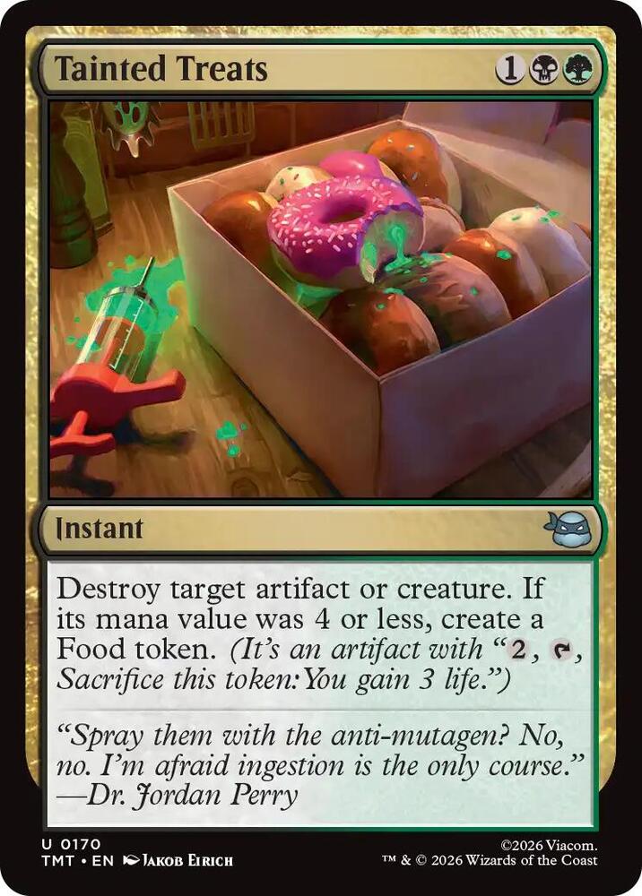 Tainted Treats 170/190 (Teenage Mutant Ninja Turtles)  - Foil