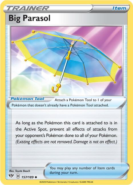 Big Parasol 157/189 (SWSH03: Darkness Ablaze) 