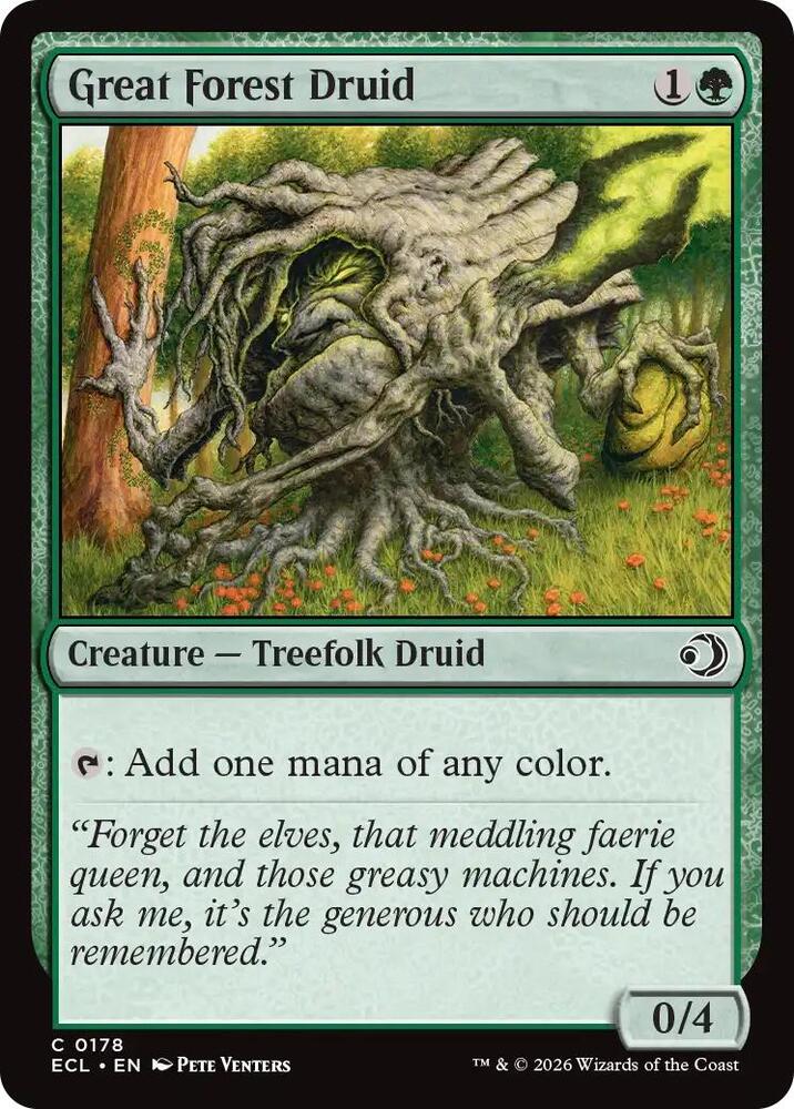 Great Forest Druid 178/273 (Lorwyn Eclipsed) 