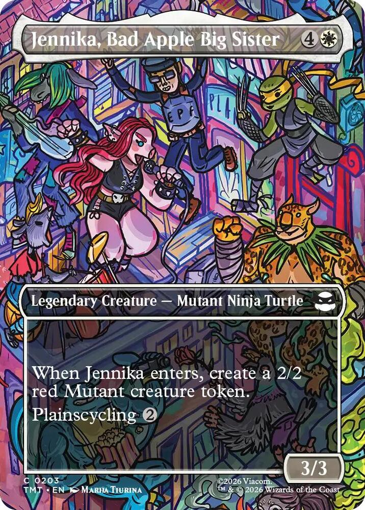 Jennika, Bad Apple Big Sister 203/190 (Teenage Mutant Ninja Turtles)  - Borderless