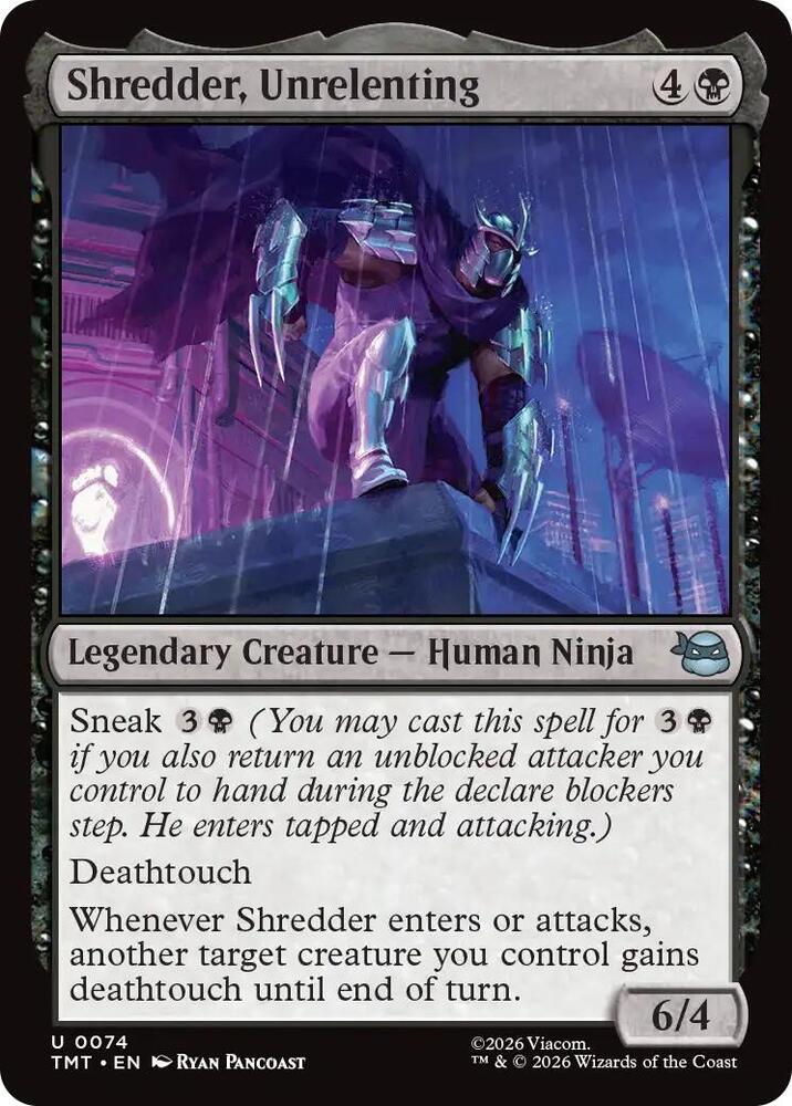 Shredder, Unrelenting 74 (Teenage Mutant Ninja Turtles) 
