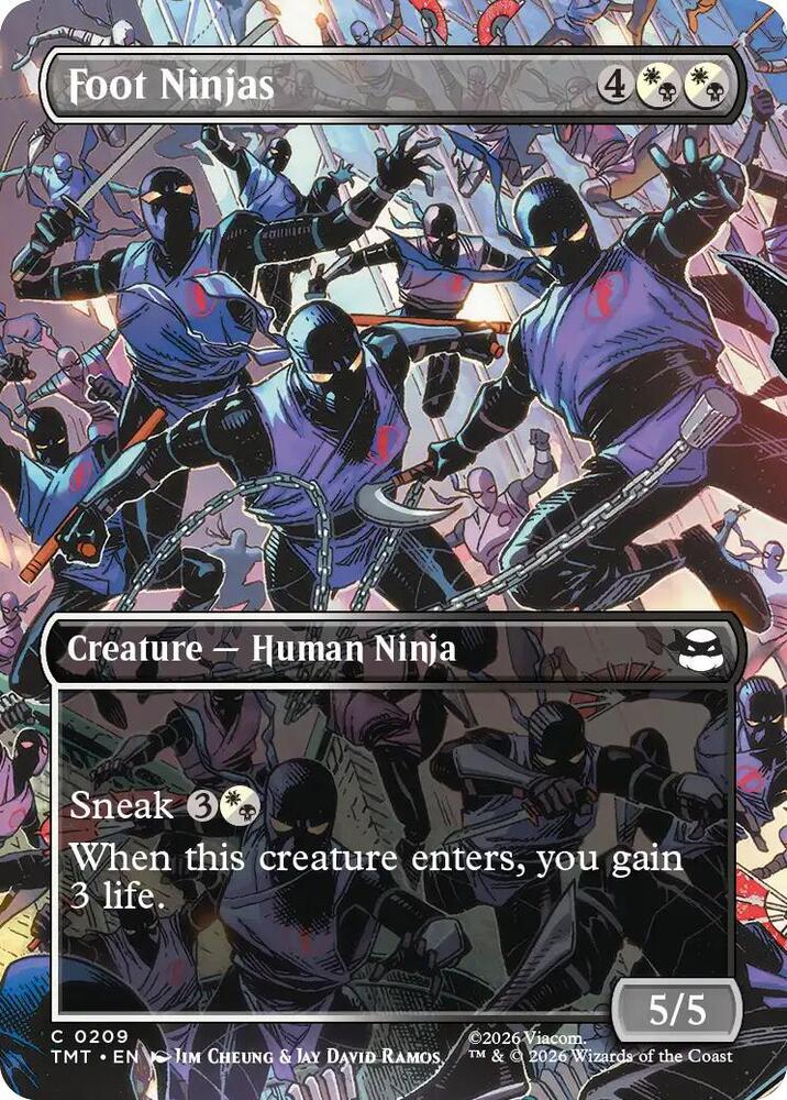 Foot Ninjas  209/190 (Teenage Mutant Ninja Turtles)  - Borderless