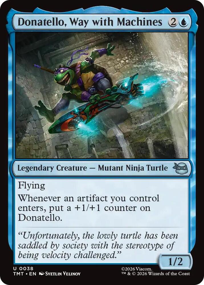 Donatello, Way with Machines 38/190 (Teenage Mutant Ninja Turtles) 