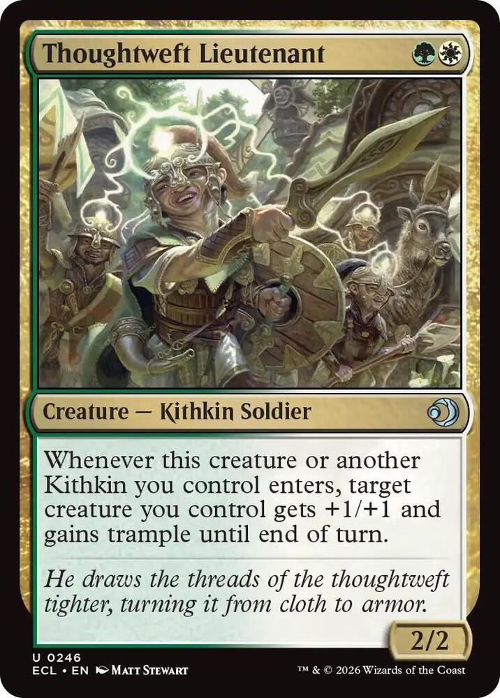 Thoughtweft Lieutenant 246/273 (Lorwyn Eclipsed) 