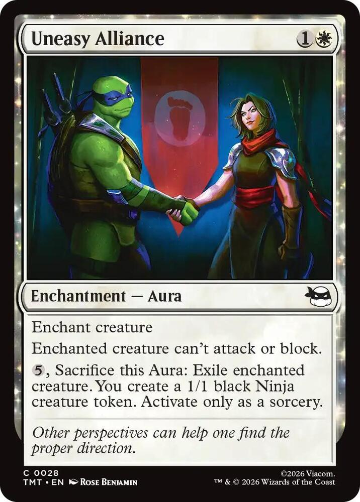 Uneasy Alliance 28/190 (Teenage Mutant Ninja Turtles) 