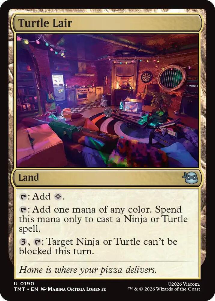 Turtle Lair 190 (Teenage Mutant Ninja Turtles)  - Foil