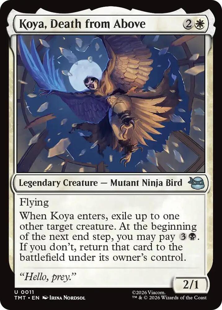 Koya, Death from Above 11/190 (Teenage Mutant Ninja Turtles) 