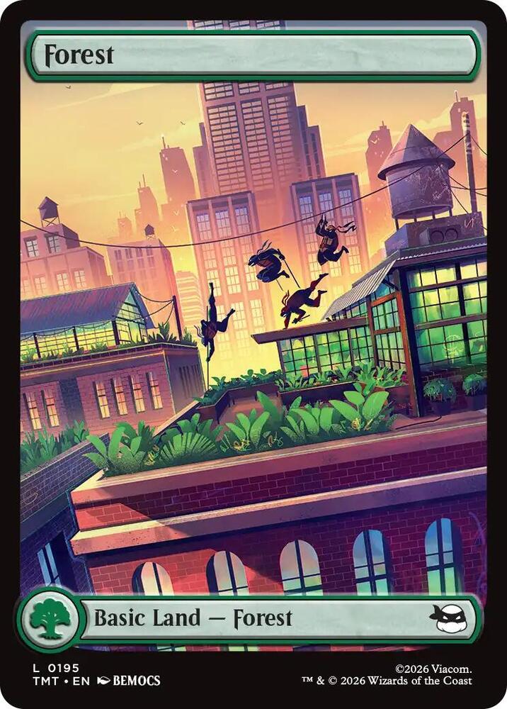Forest  195/190 (Teenage Mutant Ninja Turtles)  - Full Art Foil