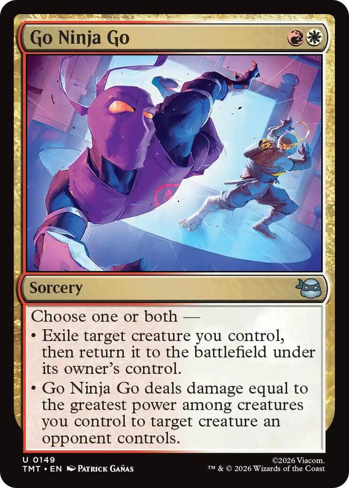 Go Ninja Go 149/190 (Teenage Mutant Ninja Turtles) 