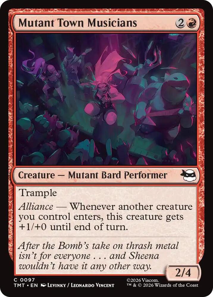 Mutant Town Musicians 97/190 (Teenage Mutant Ninja Turtles) 