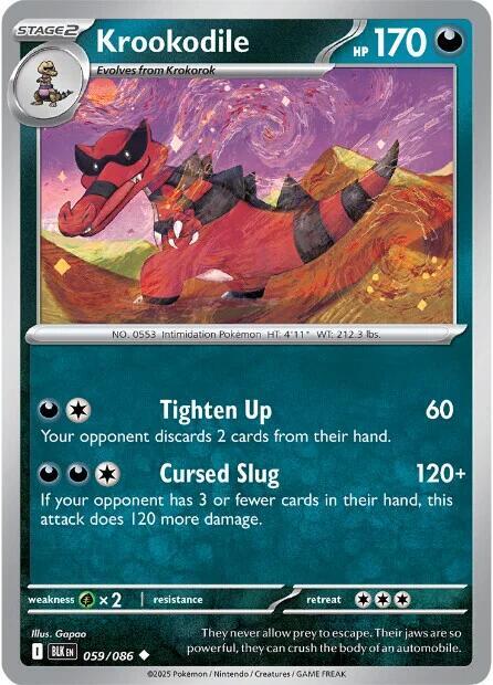 Krookodile 059/086 (SV: Black Bolt) 