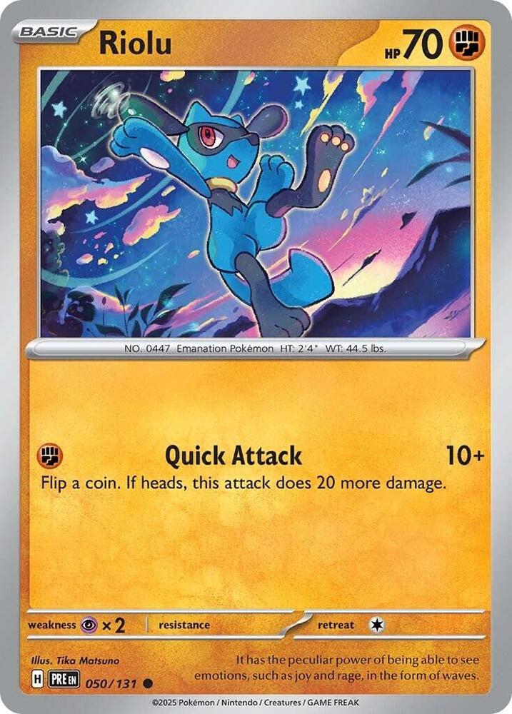 Riolu 050/131 (SV: Prismatic Evolutions) 